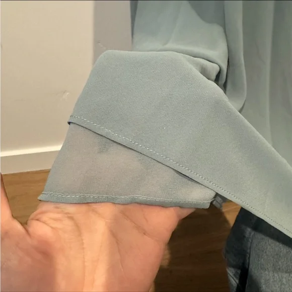 Sachin & Babi Jolie One Shoulder Sequin Gown Steel Blue - Picture 8 of 12